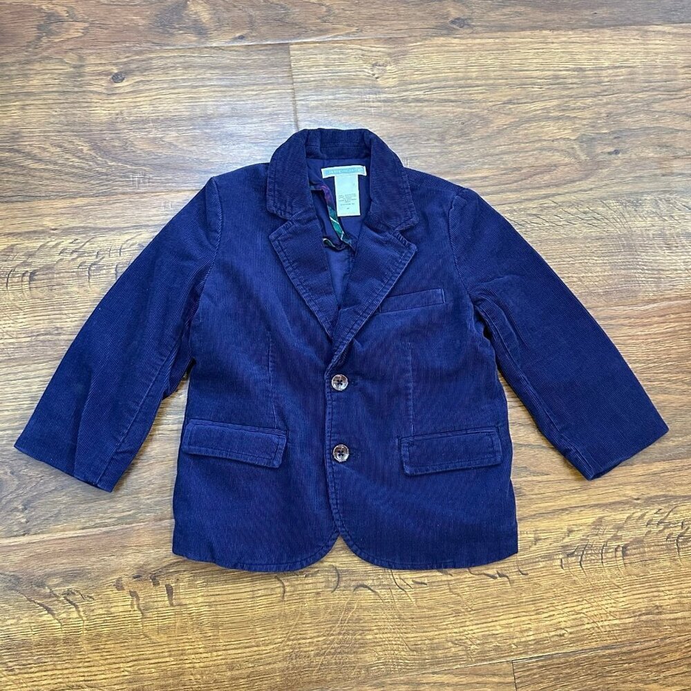 Janie and Jack ribbed corduroy two button blazer jacket 2T